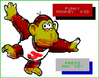 Funky Monkey Kid Game Watch